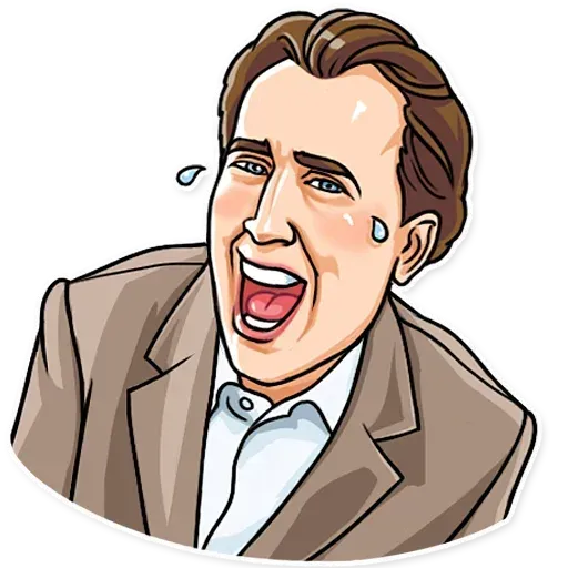 Nicolas Cage- Sticker