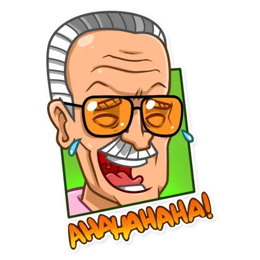 Stan Lee- Sticker