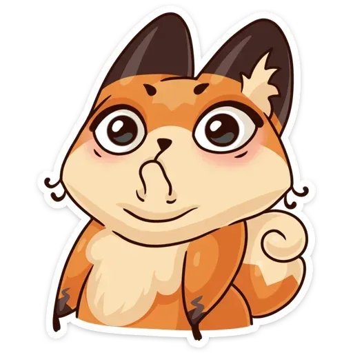 Luna the fox - Sticker 5