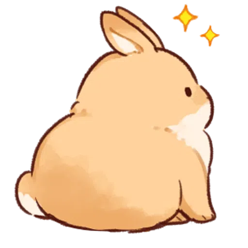 Soft and cute rabbit - Sticker 6