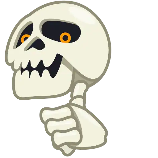 Skull Animated- Sticker