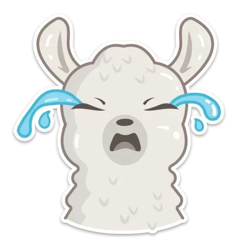 Cute lama - Sticker 4