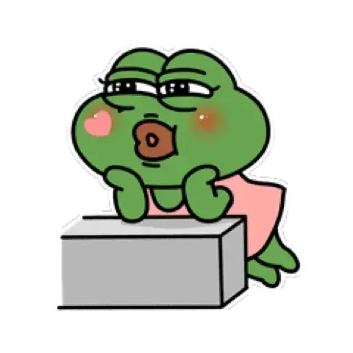 Cute Pepe - Sticker 3