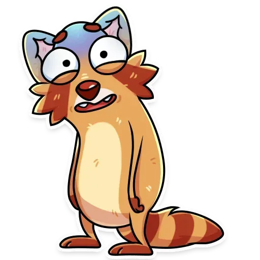 Mr. Raccoon - Sticker 5