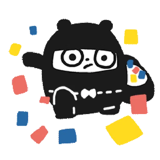 Ninja Bear - Sticker 3