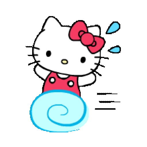 Hello Kitty New Year's Animated Emoji (新年) (2) GIF*- Sticker