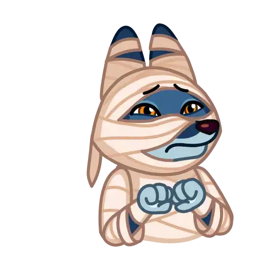 Mummy Jackal - Sticker 4