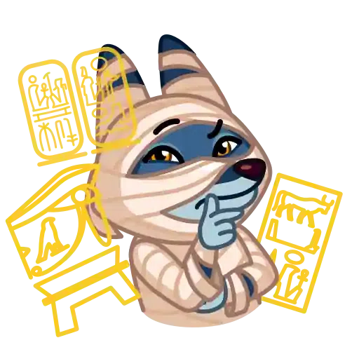 Mummy Jackal - Sticker 5