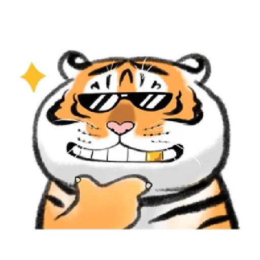 Fat Tiger - Sticker 8