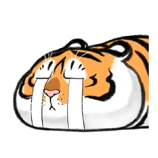 Fat Tiger - Sticker 3