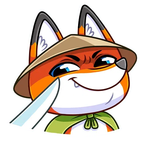 Samurai Fox - Sticker 6