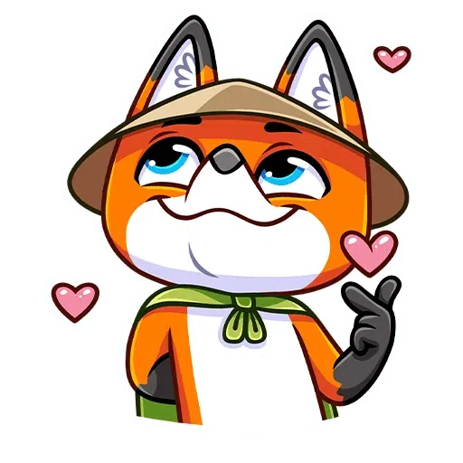 Samurai Fox - Sticker 2