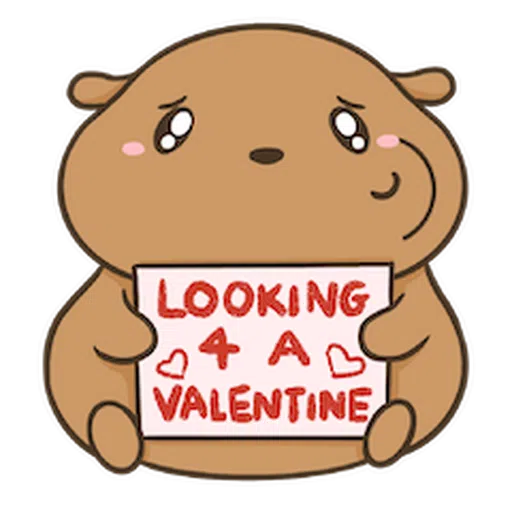 Gu And Bu Valentine's Day Pack - Sticker 4
