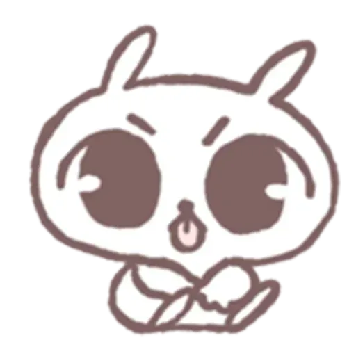 Drawn Bunny - Sticker 6