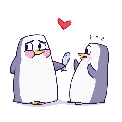 Hangouts penguin- Sticker