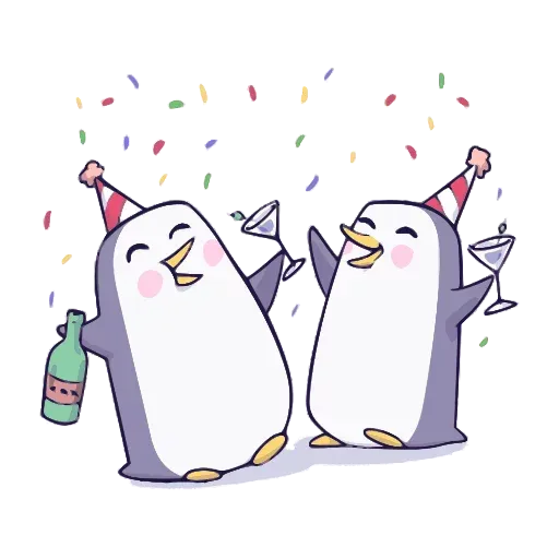 Hangouts penguin - Sticker